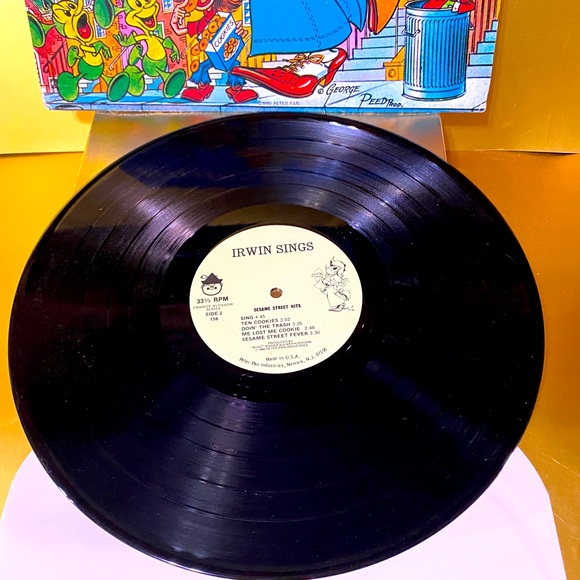 SESAME STREET IRWIN SINGS SESAME STREET HITS VTG 1980 VINYL RECORD ALBUM 12” - Picture 15 of 16